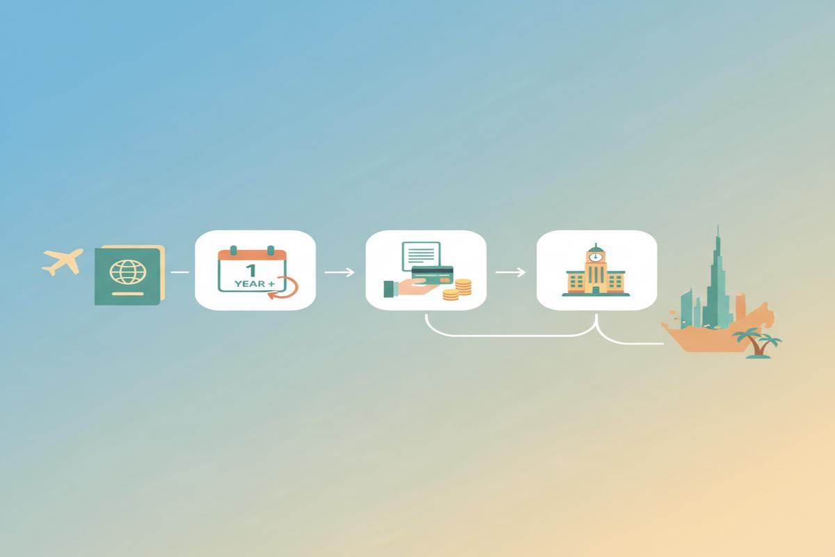 Dubai'de 1 Yıldan Fazla Kalmak İçin Vize Rehberi