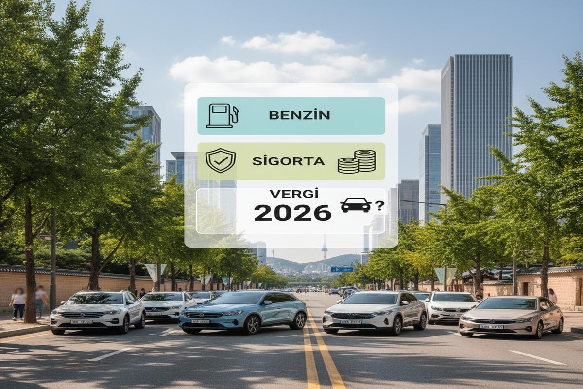 2026 Güney Kore Araba Fiyatları Ne Kadar Oldu?