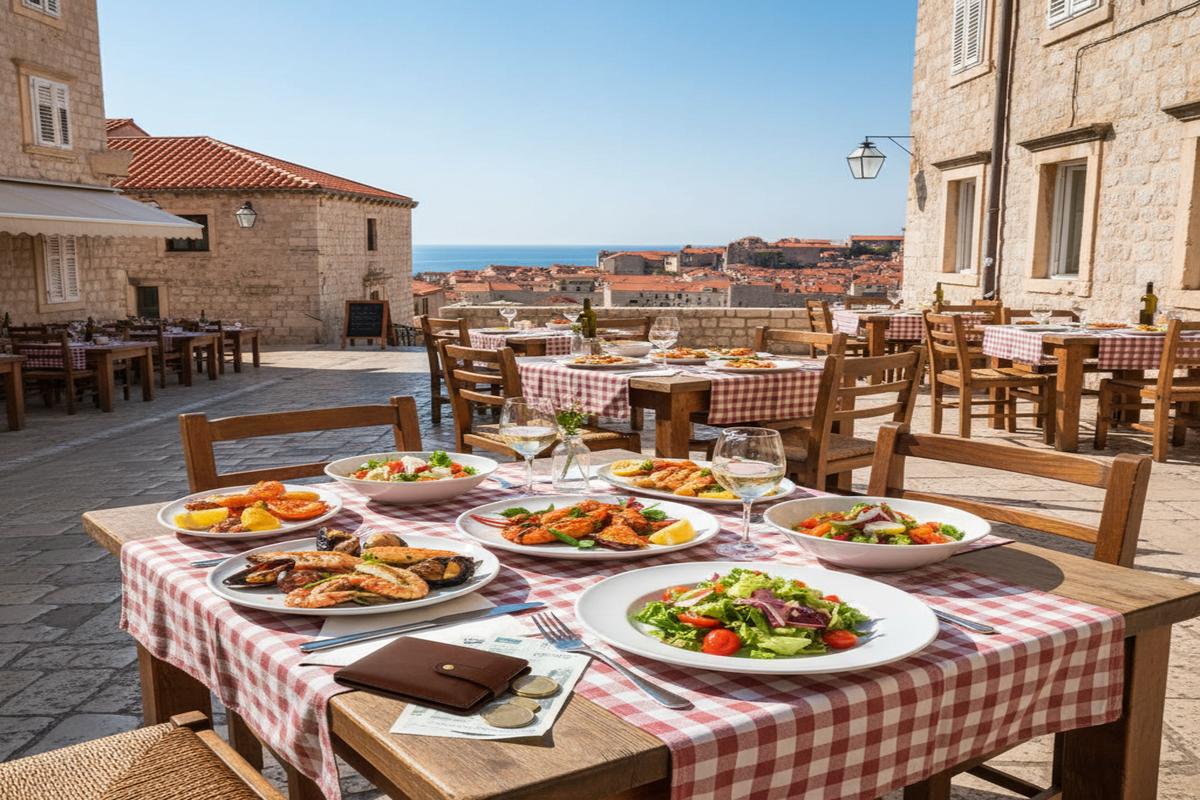 Hırvatistan’da dışarıda yemek fiyatları: güncel rehber