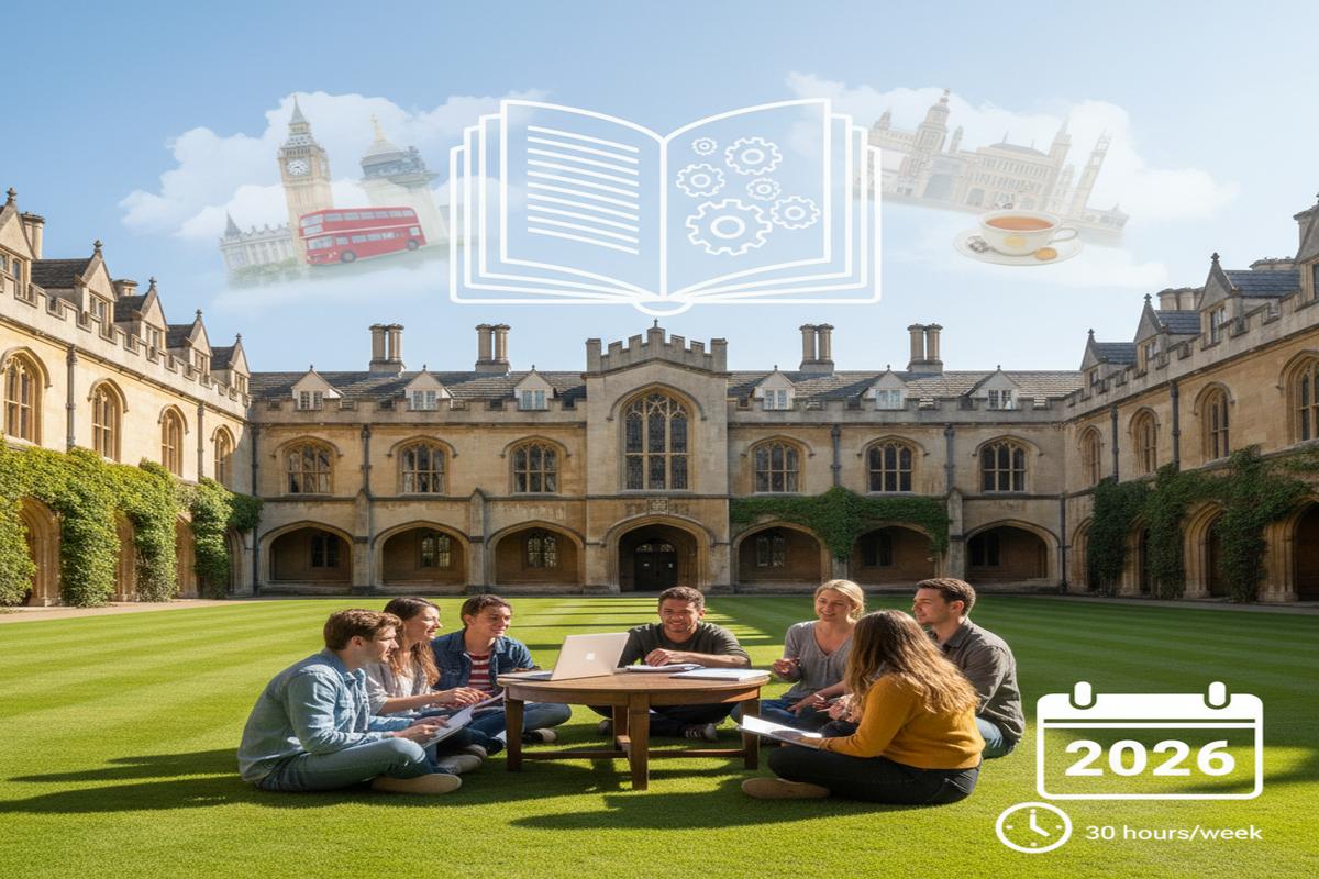 İngiltere’de 30 Saat Yoğun İngilizce: Şehir ve Maliyet