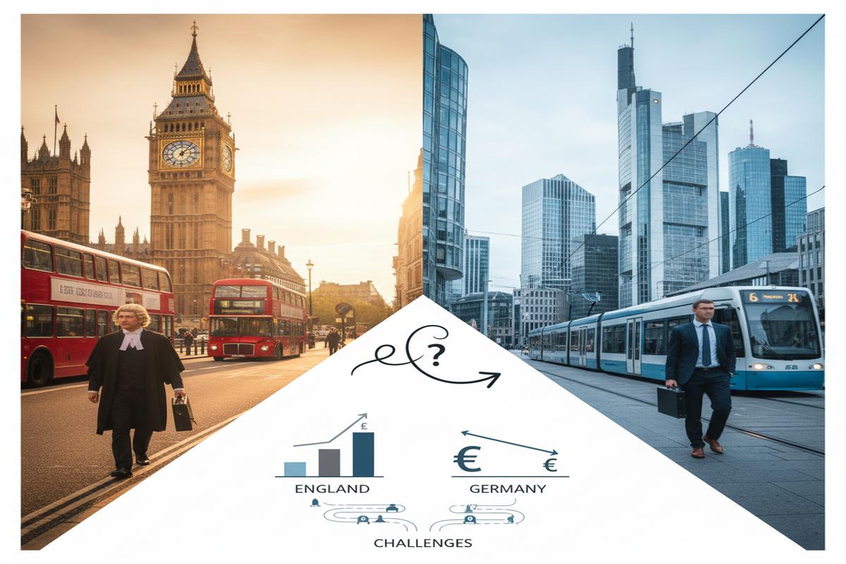 İngiltere mi Almanya mı? Avukatlar için maaş ve denklik