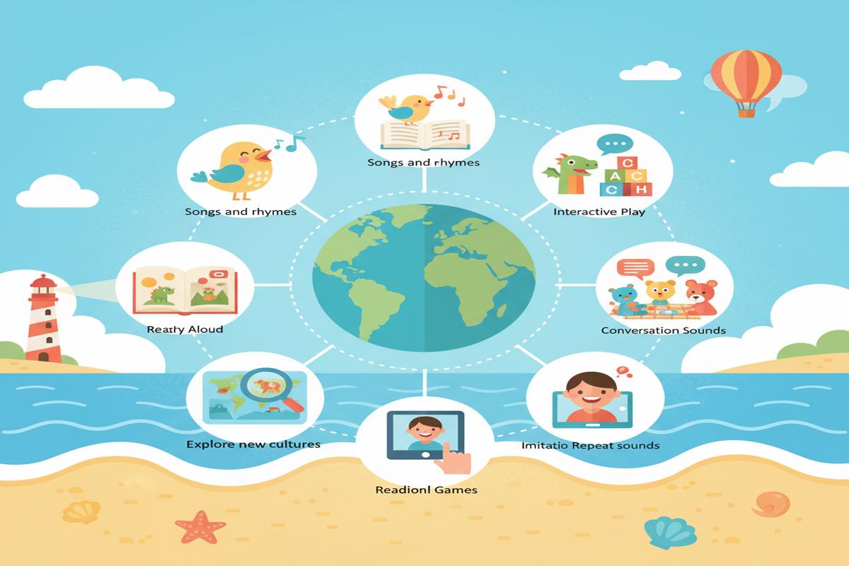 Küçük Çocuklarda İngilizce Telaffuz İçin 7 Etkili Yöntem