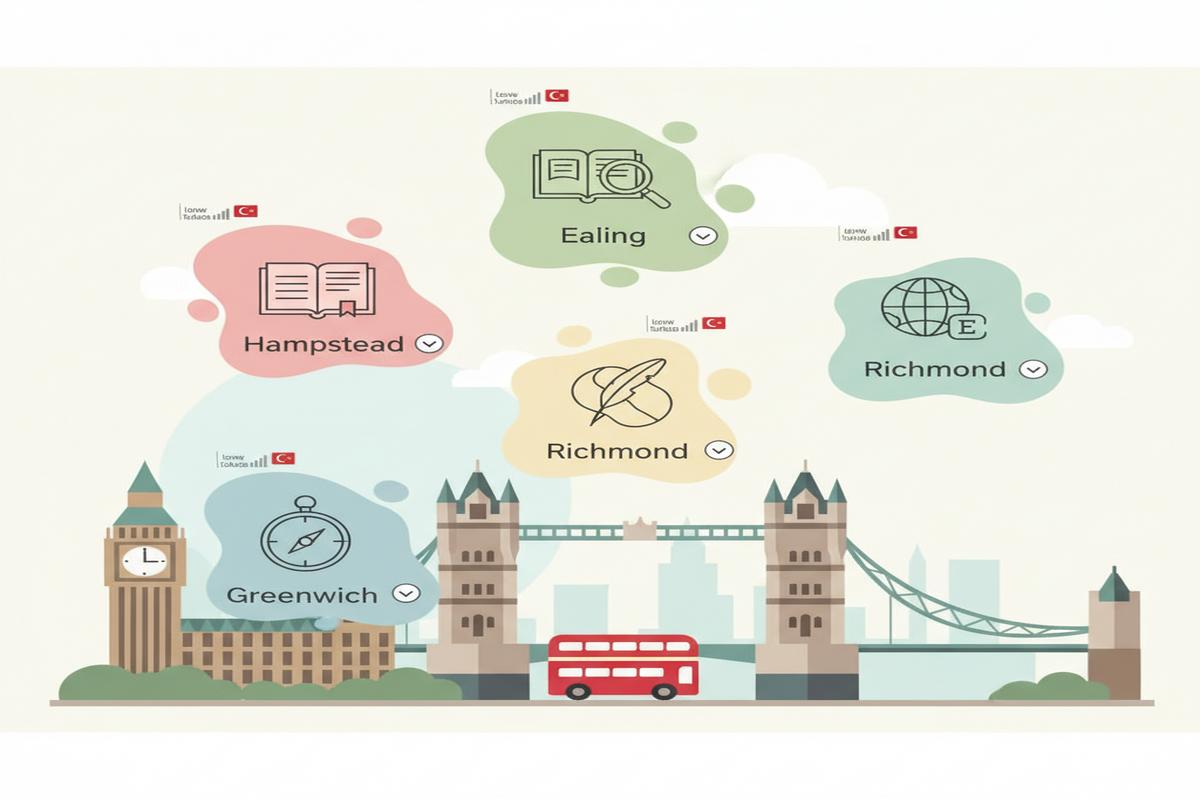 Londra'da Türk Oranı En Az Olan 5 Dil Okulu ve Bölge