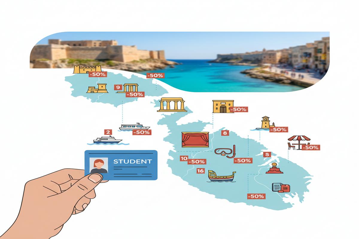 Malta'da Öğrenci Kartı ile İndirimli 10 Mekan Rehberi