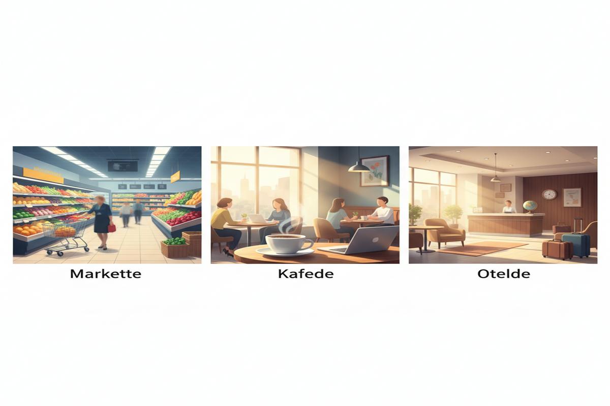 Markette, Kafede, Otelde İngilizce Nasıl Konuşulur?
