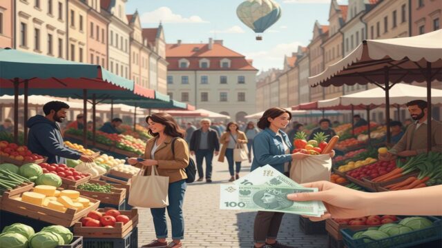Polonya market fiyatları: güncel sepet ve öğrenci bütçesi