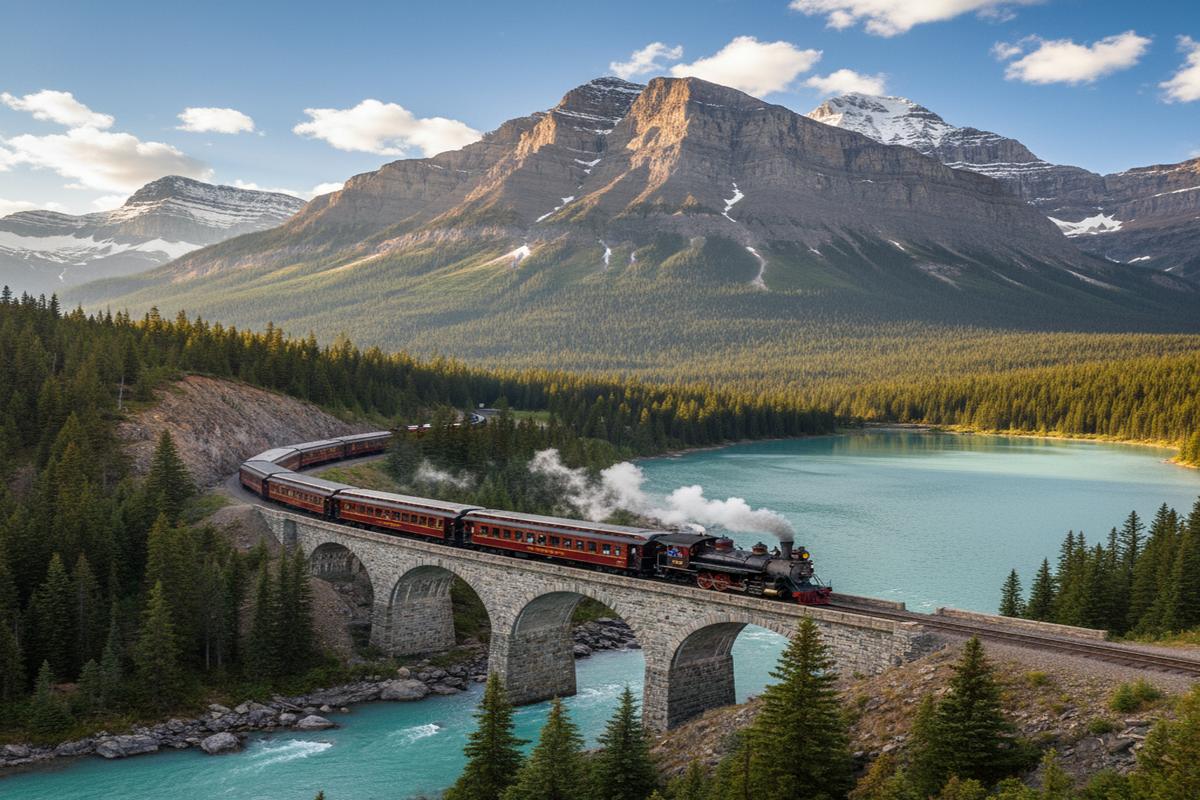Rocky Dağlarında Unutulmaz Bir Tren Yolculuğu!