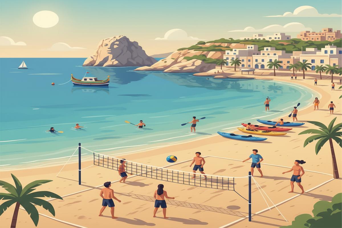 St. Paul’s Bay Genç Yaz Okulu: Plaj, Spor ve Güvenli Dil