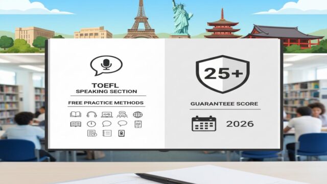 TOEFL Konuşma İçin 10 Ücretsiz Taktikle 25+ Puan!