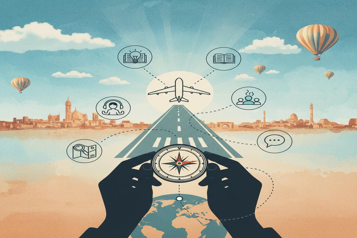 Uçak Korkusunu Yenen 8 Yöntemle Dil Kursuna Uç!