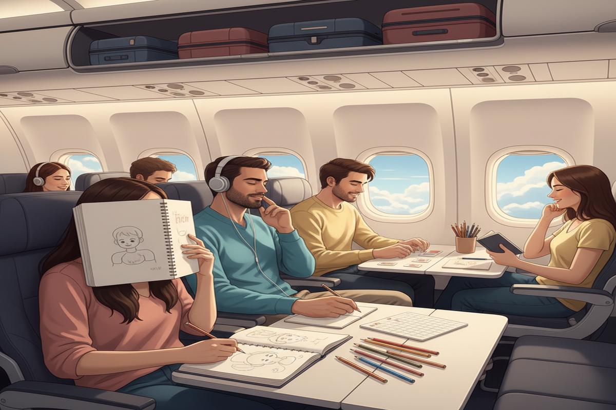 Uçakta Ücretsiz 10 Aktivite: Uzun Uçuşlarda Eğlence Rehberi