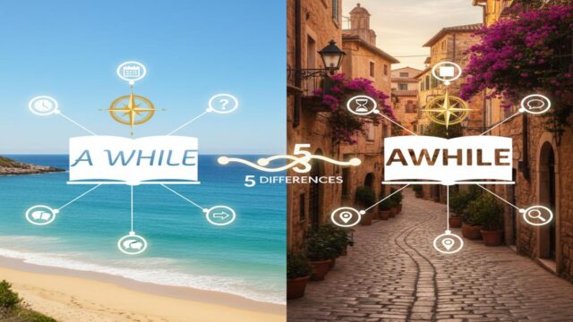 A while vs Awhile: Farklar, Kurallar ve Doğru Kullanım
