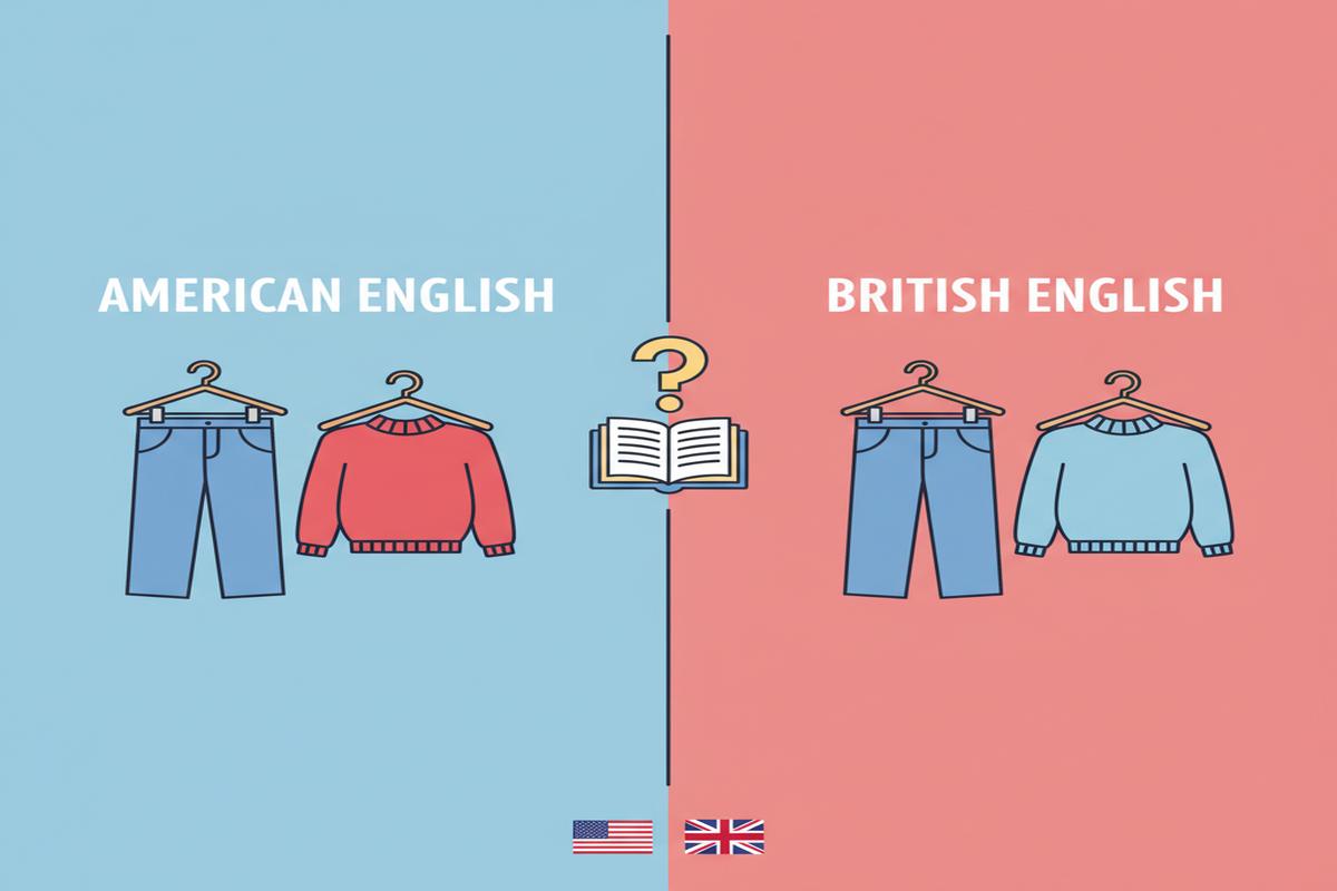 ABD–UK Kıyafet İsimleri Farkları: Alışverişte Doğru Terim