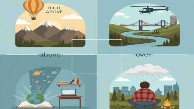 Above vs Over: Yer Kullanımında Net Ayrım ve Pratik Rehber