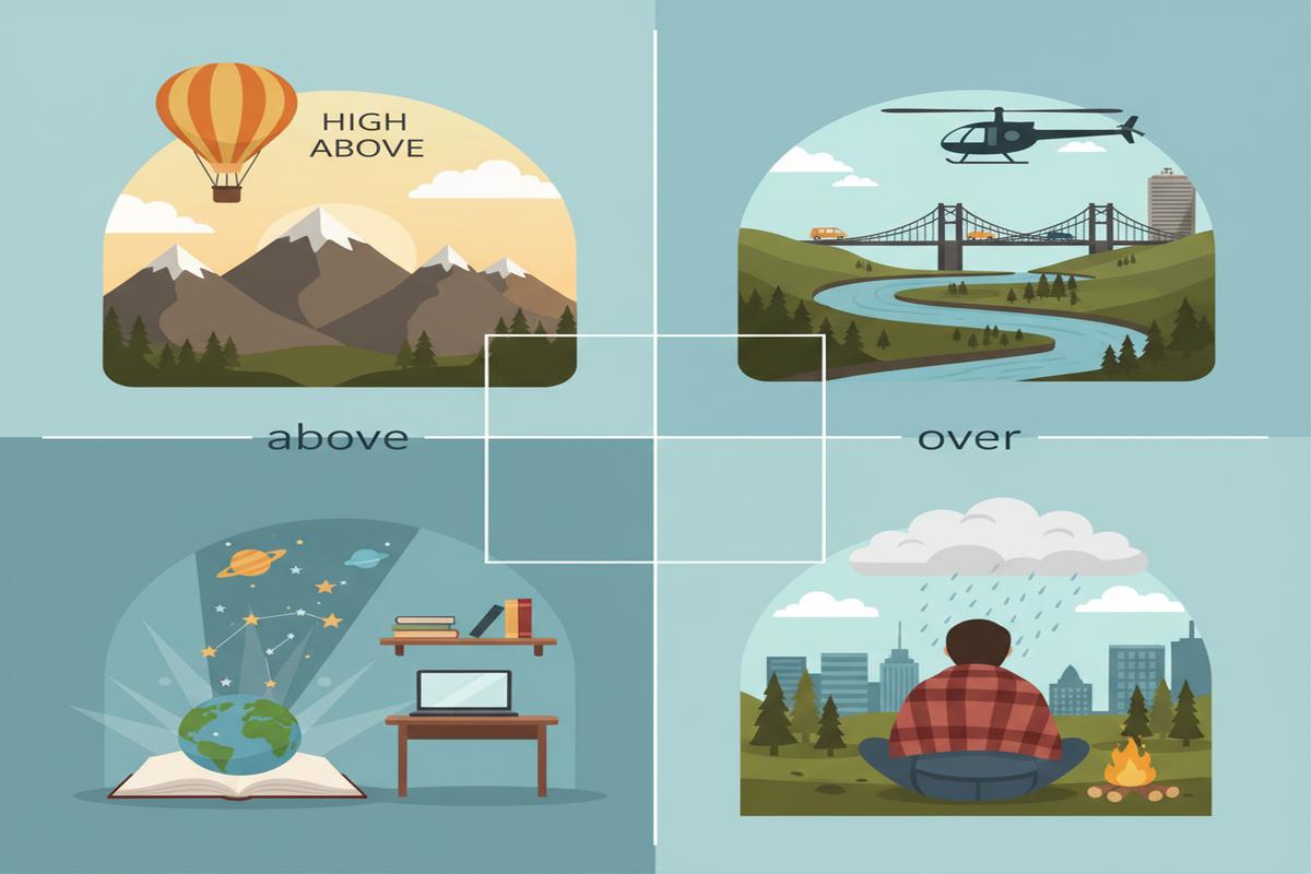 Above vs Over: Yer Kullanımında Net Ayrım ve Pratik Rehber