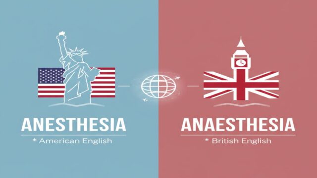 Anesthesia mı, Anaesthesia mı? Doğru Yazım ve Kullanım