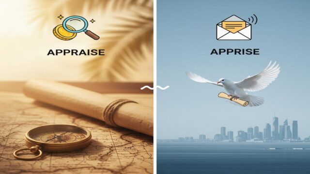 Appraise ve Apprise Farkı: Net Tanım, Örnek, İpucu