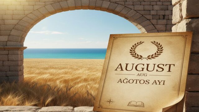 August ne demek? Ağustos kısaltması, yazımı ve tarih