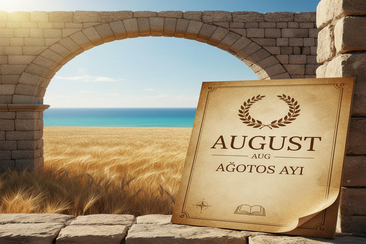 August ne demek? Ağustos kısaltması, yazımı ve tarih