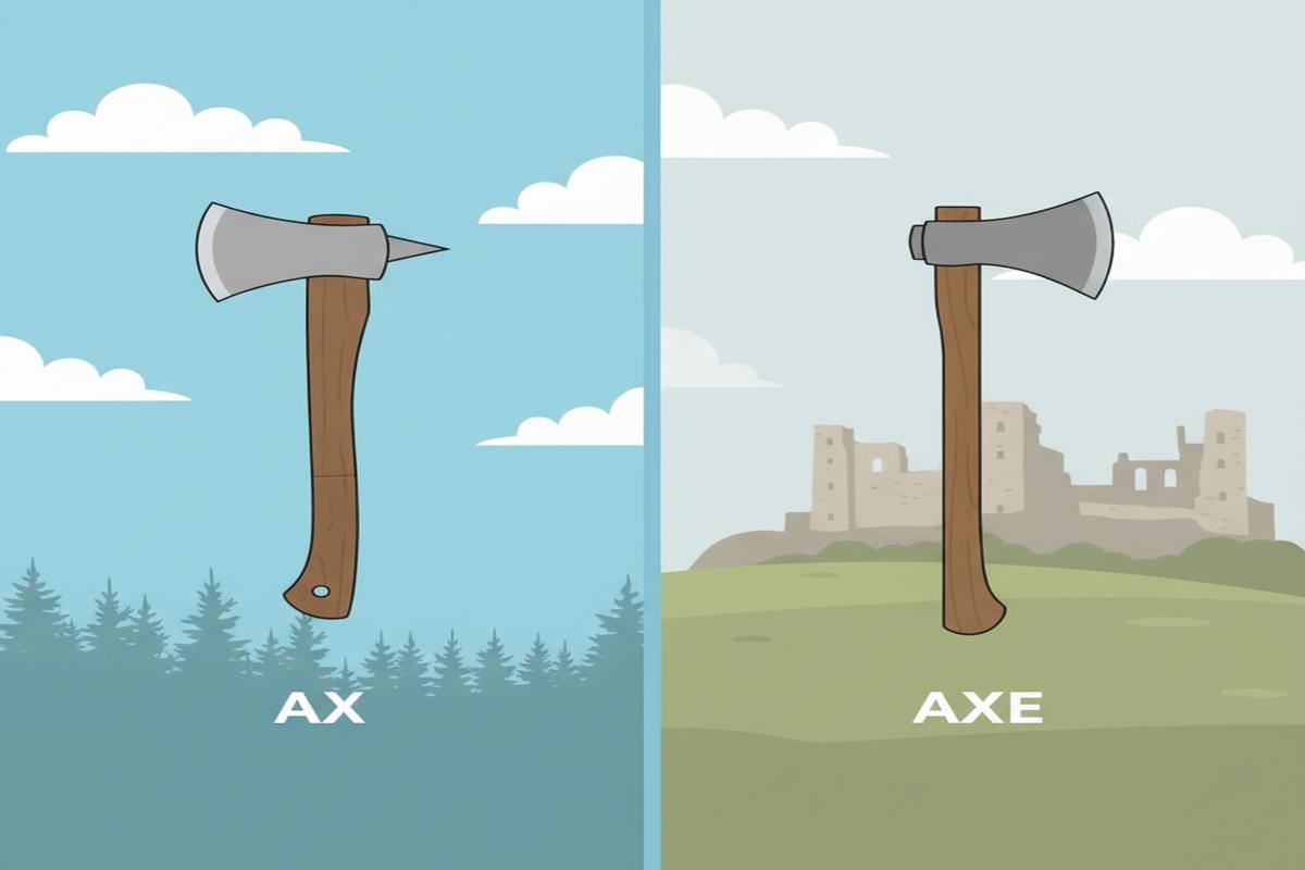 Axe mi Ax mi? Doğru Yazımı Bölge ve Stile Göre Seçin