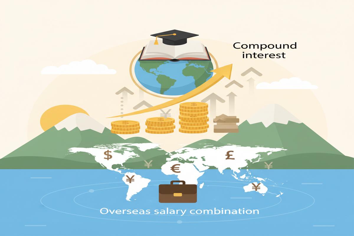 Bileşik Faiz ve Yurtdışı Maaşı: 10 Yılda Birikimi Büyüt
