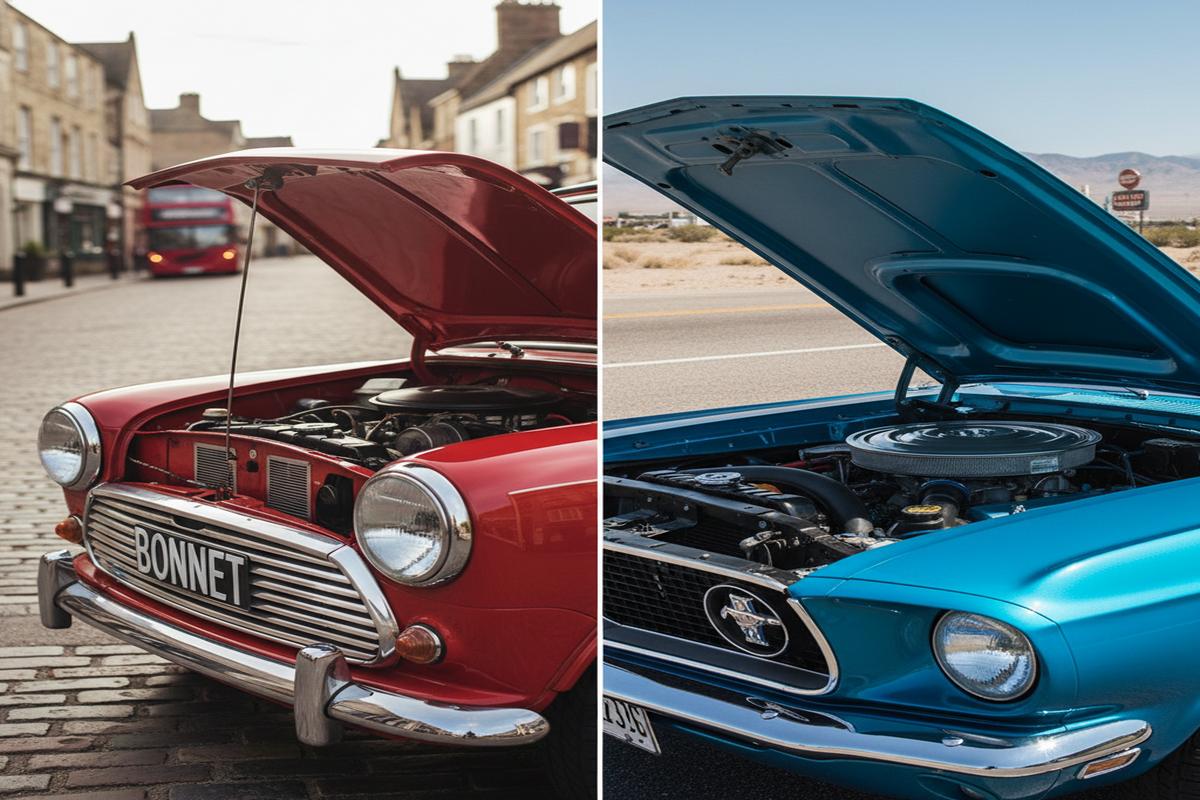Bonnet mi Hood mu? UK–US otomotiv terimleri rehberi