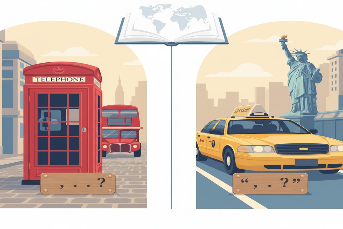 BrE vs AmE: Noktalama Farkları ve Doğru Kullanım Rehberi