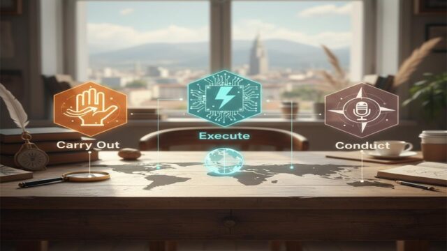 Carry out, Execute, Conduct: Doğru Fiili Seçme Rehberi