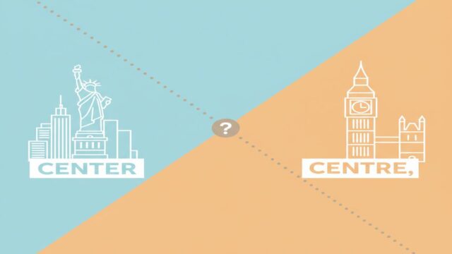 Center mı, Centre mı? Doğru Yazımı Seçme Pratik Rehberi