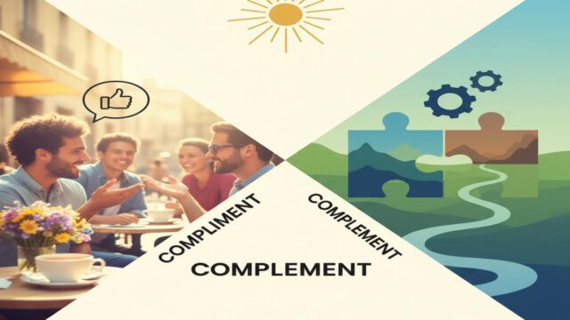Compliment vs Complement: Anlam ve Doğru Kullanım