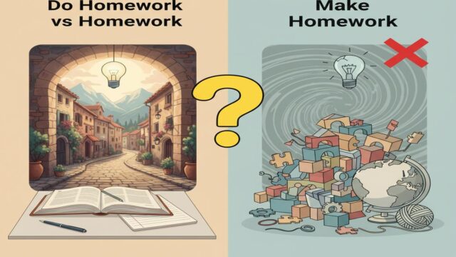 Do Homework mı, Make Homework mı? Doğru Kullanım Rehberi