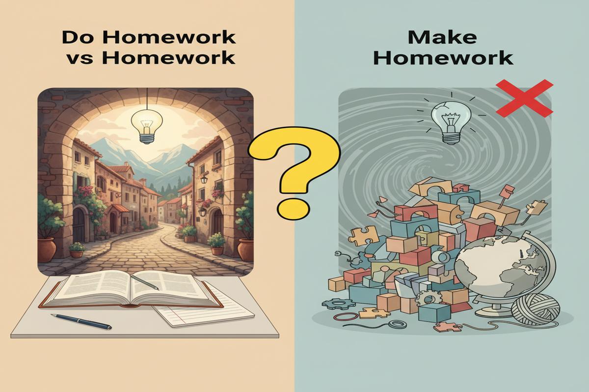 Do Homework mı, Make Homework mı? Doğru Kullanım Rehberi