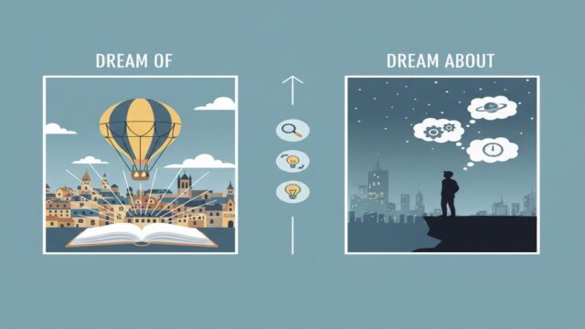 Dream of vs Dream about: Doğru Kullanım ve Örnekler