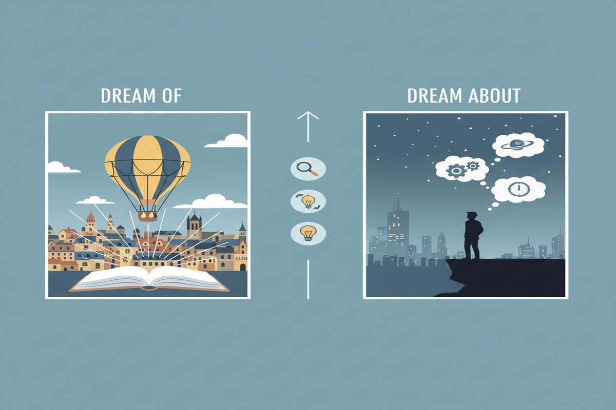 Dream of vs Dream about: Doğru Kullanım ve Örnekler
