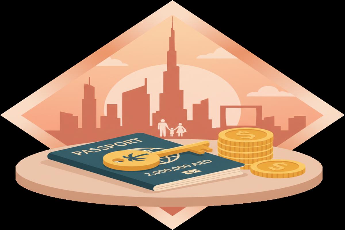 Dubai Altın Vize: 2M AED Gayrimenkulle Oturum Rehberi