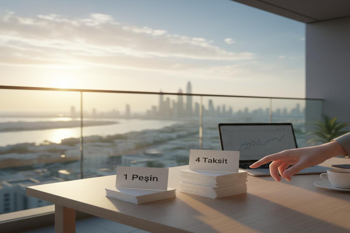 Dubai kira ödemesi çek sayısı: 1 peşin mi, 4 taksit mi?