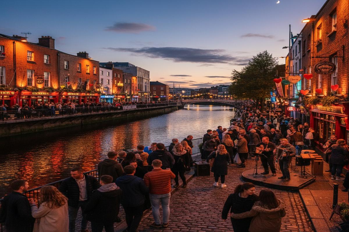 Dublin Sevgililer Günü: Nehir Kenarı Pub ve Canlı Müzik Rehberi