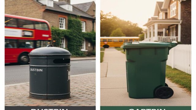 Dustbin vs Garbage Can: UK–US ev terimleri rehberi