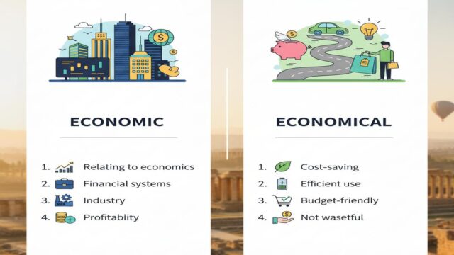 Economic vs Economical: Doğru Kullanım ve Örnekler