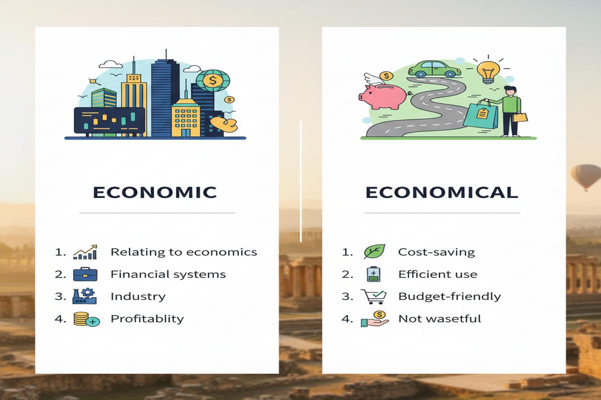 Economic vs Economical: Doğru Kullanım ve Örnekler