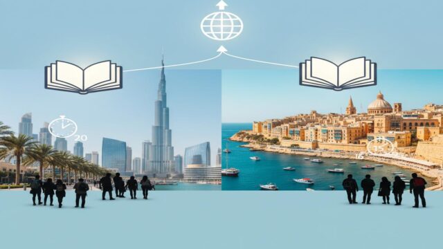 English Path Work and Study: Dubai & Malta çalışma saatleri