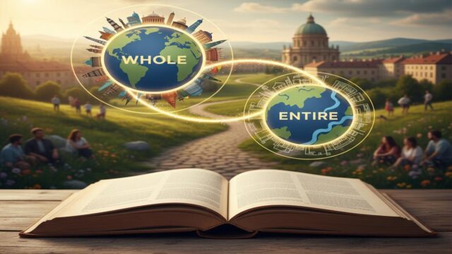 Entire ve Whole Farkı: Doğru Kullanım ve Örnekler Rehberi