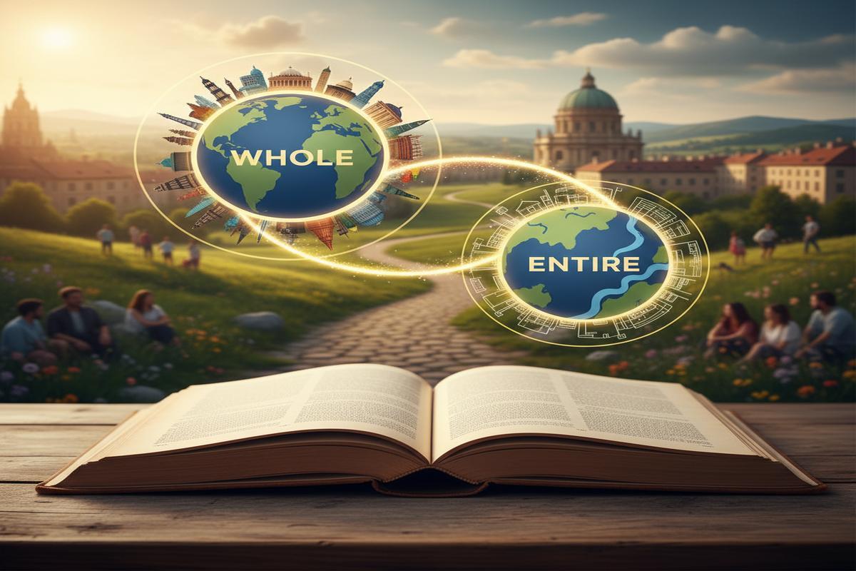 Entire ve Whole Farkı: Doğru Kullanım ve Örnekler Rehberi