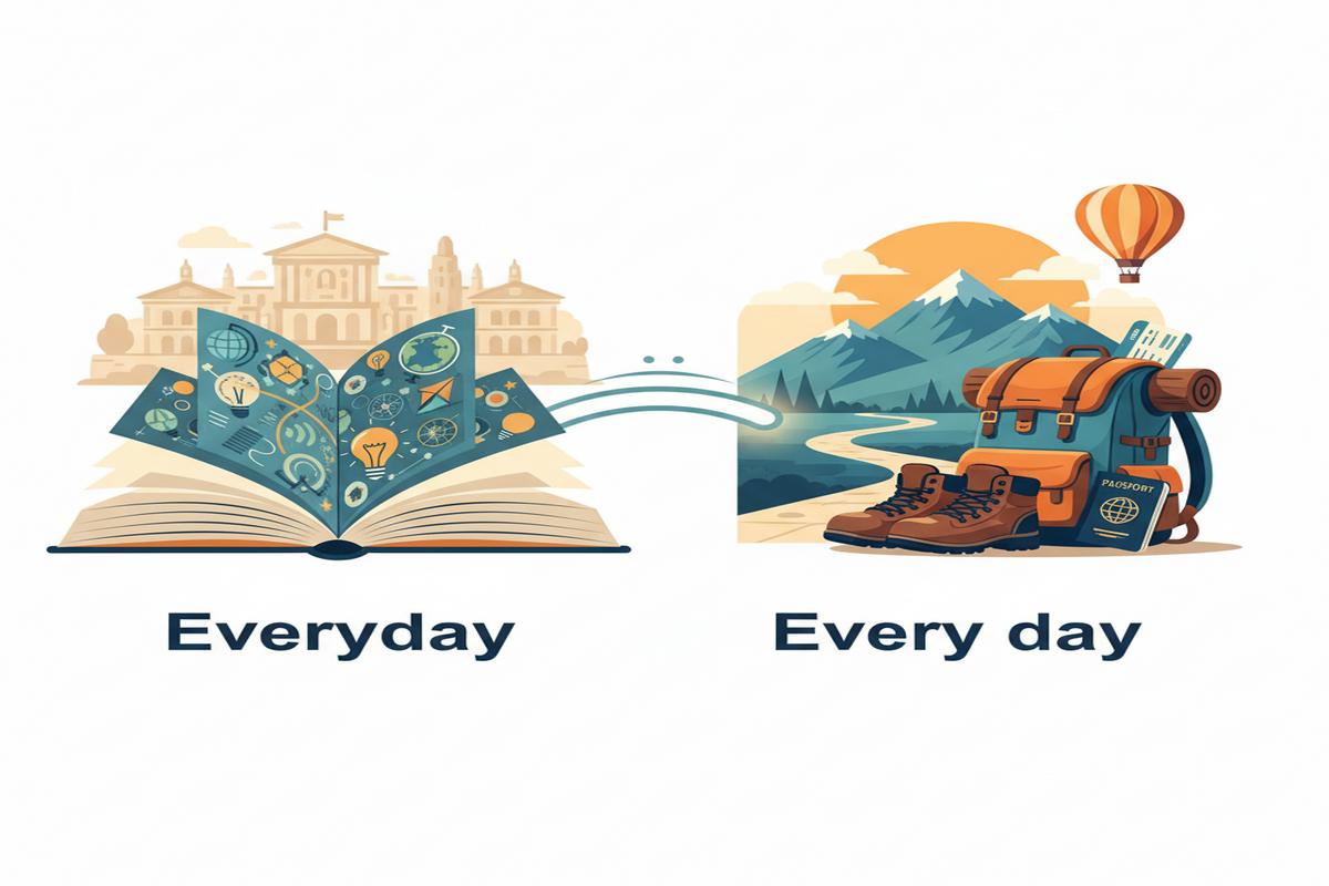 Everyday vs Every day: Doğru Kullanım, Örnekler ve Test