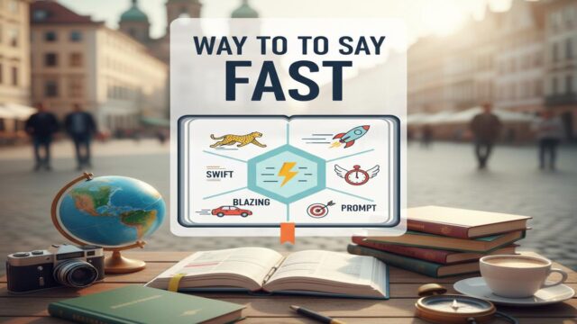 Fast yerine ne denir? 7 güçlü alternatif ve doğru kullanım