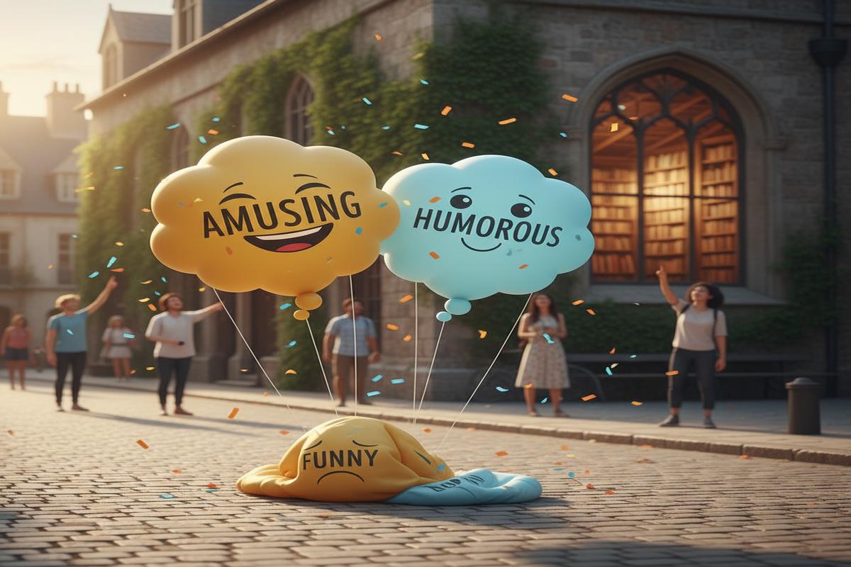 Funny, Humorous, Amusing: Doğru Kelimeyi Bağlamla Seçin