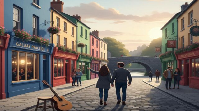 Galway: Romantik Şehir Turu ve Canlı Müzikle İngilizce
