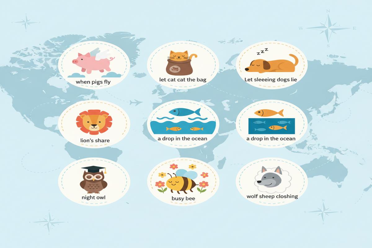 Hayvan İsimli İngilizce Deyimler: Anlamları ve Kullanım