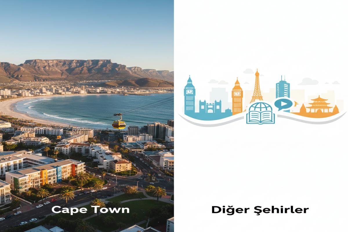Hızlı İngilizce Gelişimi İçin Cape Town ve Rakipleri
