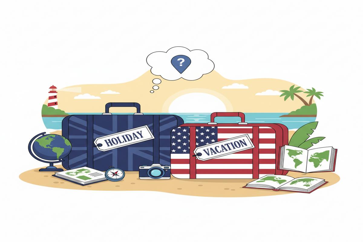Holiday vs Vacation: UK–US seyahat terimleri rehberi